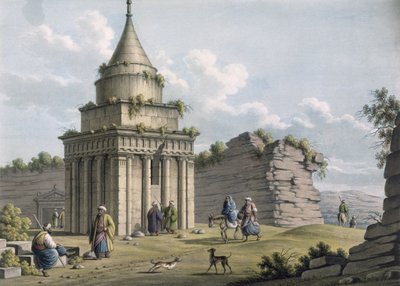 The Tomb of Absalom, Jerusalem, pub. by William Watts by Luigi Mayer